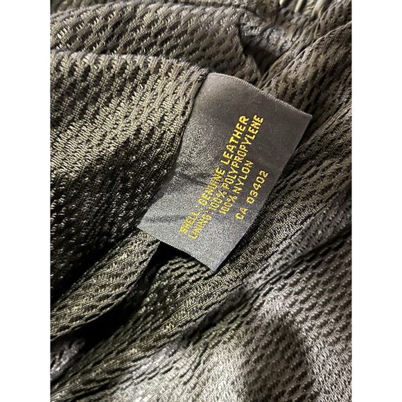 VTG Harley Davidson Motorcycle Black Leather Insulated Vented Biker Jacket XL - Picture 8 of 11